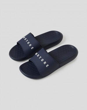Castore Active Sliders Azul Marino | PRDJ-61537