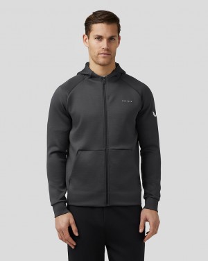 Castore Aeroscuba Zip-Through Hoodie Gunmetal | YHRP-01532