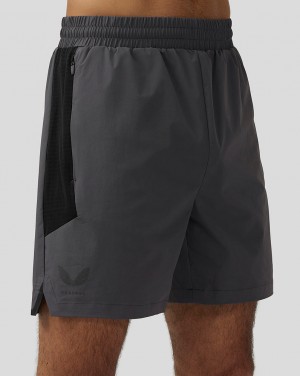 Castore Apex 6” Woven Shorts Gunmetal | IMXZ-28751