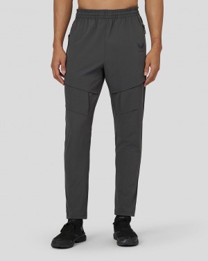 Castore Flex Woven Cargo Joggers Gunmetal | IKYW-36281