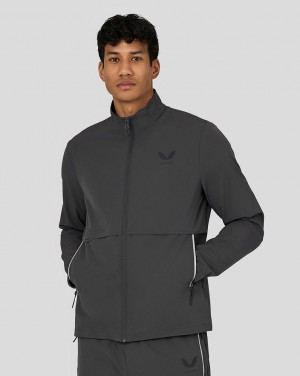 Castore Flex Woven Jacket Gunmetal | QVHP-69018