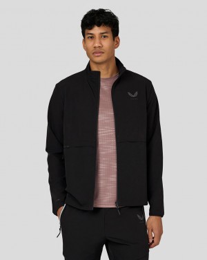 Castore Flex Woven Jacket Negras | PTWG-15697