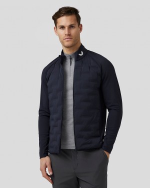 Castore Golf Hybrid Jacket Azul Marino | YBQR-78169