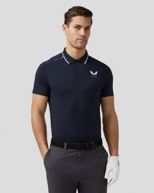 Castore Golf Tech Polo Azul Marino | DOJG-38146