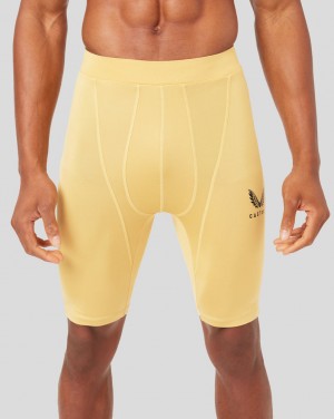Castore Honey Gold Baselayer Shorts | NFPL-76015
