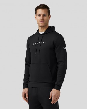 Castore Scuba Hoodie Negras | BVSK-19604