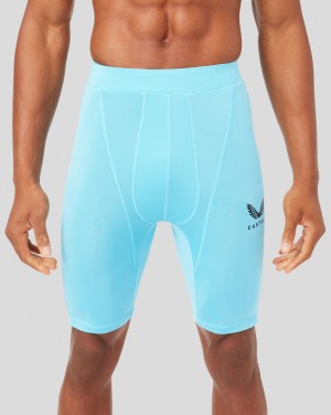 Castore Turquoise Baselayer Shorts | HVDF-04396