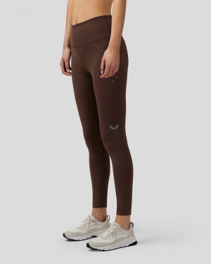 Castore Zone Breathable Performance Leggings Marrones | KSVQ-31746