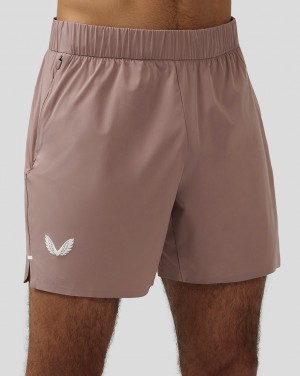 Castore Zone Ventilation 6” Training Shorts Peach Clay | AWLB-04357